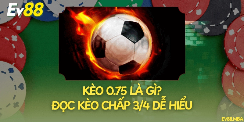 Kèo 0.75 Là Gì? Đọc Kèo Chấp 3/4 Dễ Hiểu