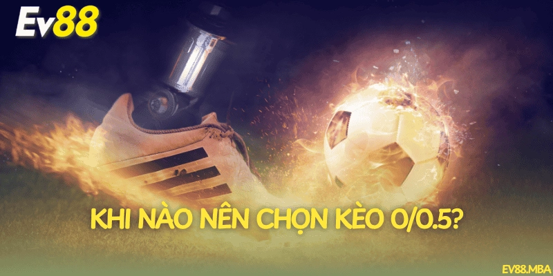 Khi nào nên chọn kèo 0/0.5?